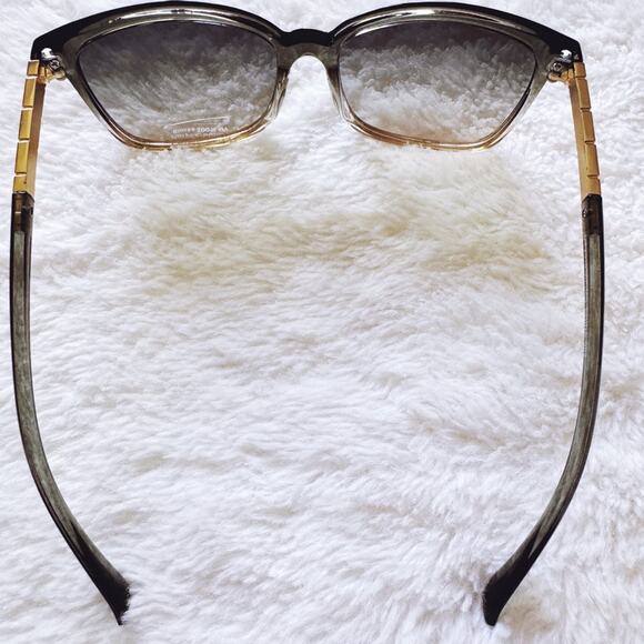 Joanne Clear Gray Square Sunglasses - Picture 8 of 12